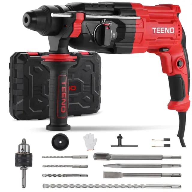 TEENO Martillo Perforador SDS Plus 950 W