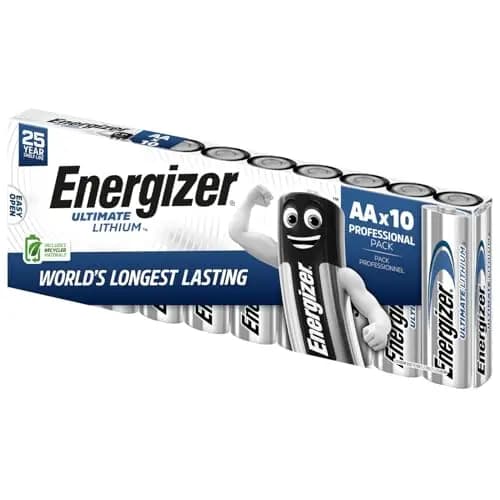 energizer ultimate lithium aa pack 10