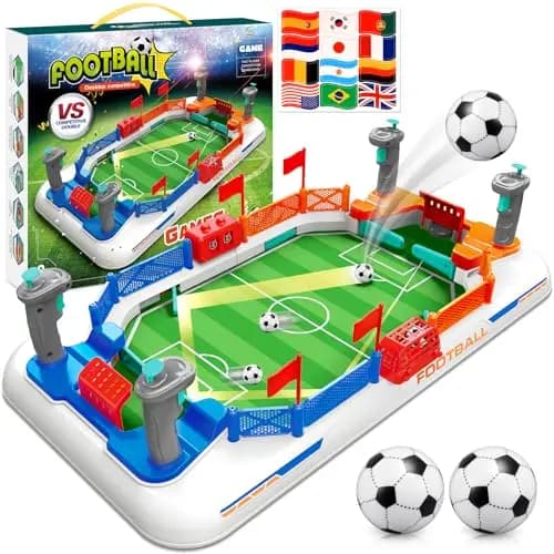Mini Futbolines para Niños Adultos, Juguetes Niños 4-11 Años Juegos de Mesa Regalo Futbol para Niño 3-12 Años Regalos Navidad Cumpleaños Niño Copa del Mundo 2026