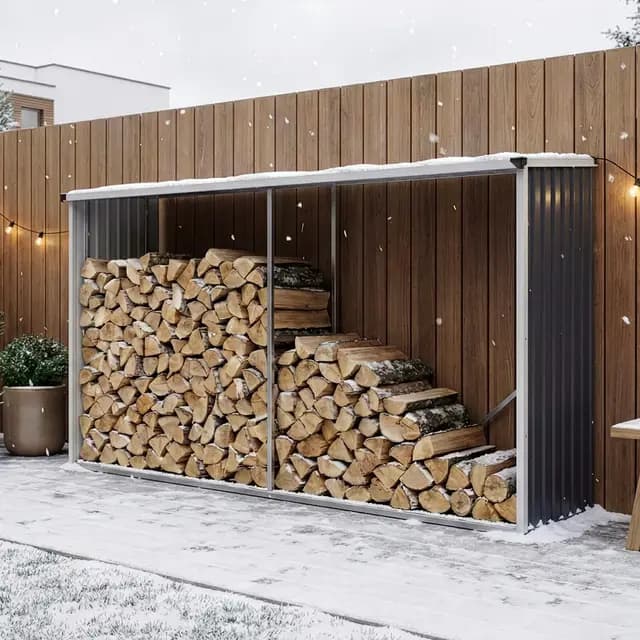 casa.pro kalmar leñero exterior cubierto