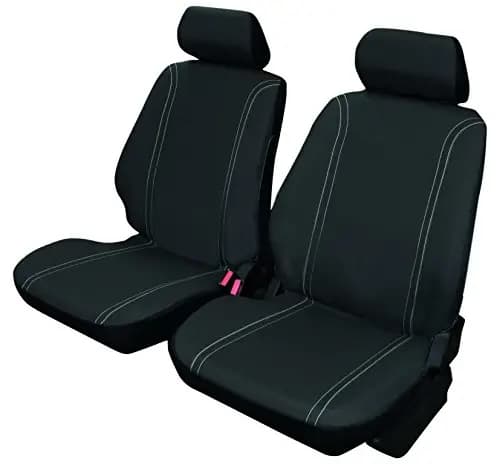 VIP Fundas delantareras para asiento de coche universales, modelo DUERO, color gris y negro