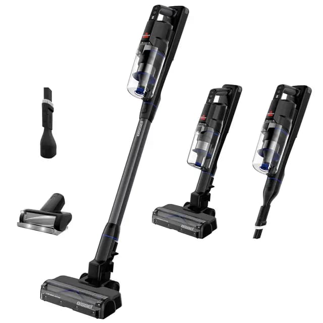 Bissell PowerClean FurGuard, Aspiradora Sin Cable, Motor 280W, Aspiradora Escoba, Rodillo Autolimpieza, Luces FurFinder, Autosoportado, Filtro HEPA, 2500 mAh Batería Extraíble, 50 min, 4091N