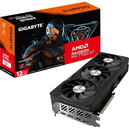 GIGABYTE - Carte Graphique - Radeon RX 7700 XT GAMING OC 12G