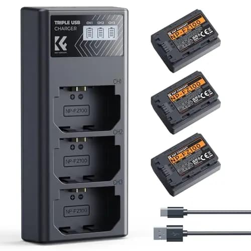 k&f concept np-fz100 batería 2280mah y