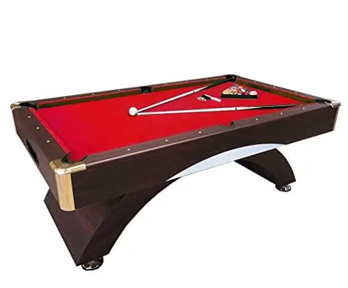 Mesa de Billar Juegos de Billar Pool 8 ft Carambola Medición 220 x 110 cm Caesar Nuevo embalado Disponible Rojo!MAS Vendido