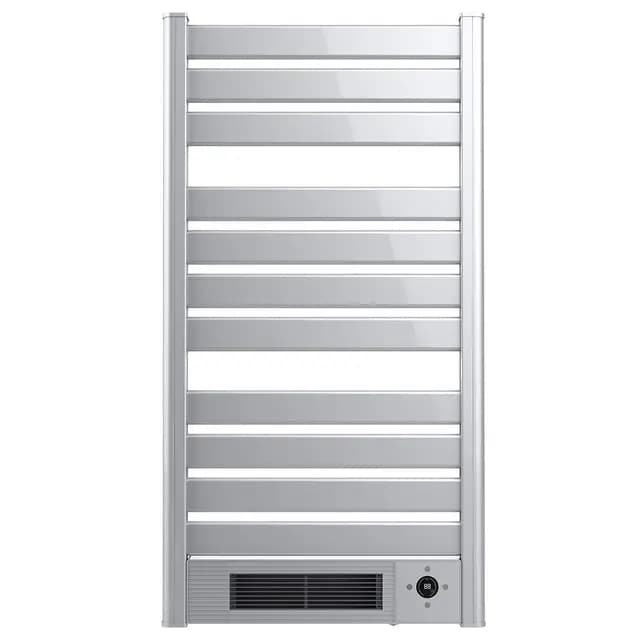 Cecotec Radiador Toallero Eléctrico Bajo Consumo Ready Warm 9770 Ceramic Towel INOX. Calefactor Cerámico Incorporado, 2000 W, Pantalla LED, Mando a Distancia, Temporizador, IPX4