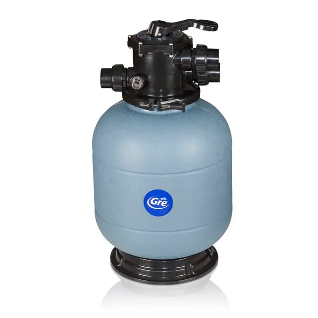 Gre FIS400 - Filtro de Arena para Piscina sin Bomba. Para Piscinas Enterradas, Autoportantes o Elevadas de hasta 6.000 L.