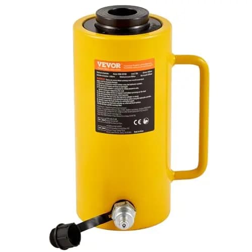 Mophorn Gato Hidraulico 30 T/66000 LBS, Gato Hidraulico para Coche Carrera de Ariete 100 mm/4 pulgadas, Gato Hidraulico Carretilla de Altura 220 + 12 mm, Gato Hidráulico Chapista 14,5 kg/32 lbs