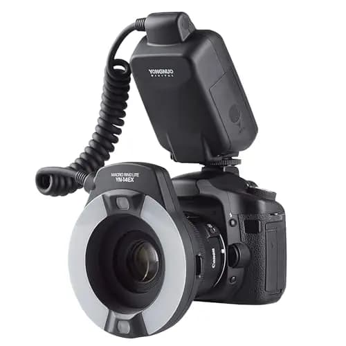 Yongnuo YN-14EX - Flash Macro/anular para Canon, Negro