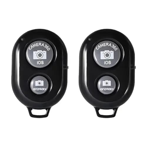 2 Piezas Control Remoto Bluetooth Inalámbrico para Cámaras Compatible con Teléfonos Inteligentes y Trípodes, Disparador a Distancia Fácil de Usar para iOS y Android para Selfies Fotografía (C)