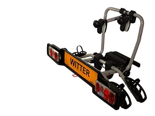 Witter ZX302EU Portabicicletas con Abrazadera para Enganches; para 2 Bicicletas; Carga 34 kg; Panel Luminoso con Enchufes de 13-Pines