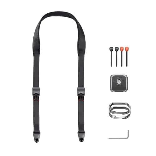 PGYTECH Correa de Hombro para Cámara Correas de Cámara para Fotógrafos Correa de Cuello de Cámara Dslr Slr de Liberación Rápida Ajustable 110-152cm -Negro