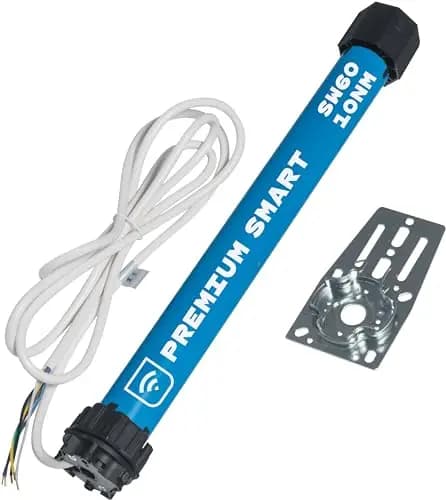 HOMEPILOT - Motor persianas Premium Smart M10 | Motor inalámbrico inteligente (10 Nm, SW60) para persianas enrollables. Detección obstáculos, bloqueo y inicio suave
