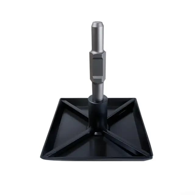 Almohadilla compactadora de placa accesorio de compactador de suelo resistente con base desmontable para una construcción eficiente de aleación de compactación de cimientos