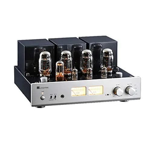 X7 Amplificador Integrado de Tubos de Vacío Push-Pull, Amplificador de Fono MM,Entrada XLR, Potencia de Salida 25Wx2 o 45Wx2, con Control Remoto, AC 115 o AC 230 se Pueden Cambiar