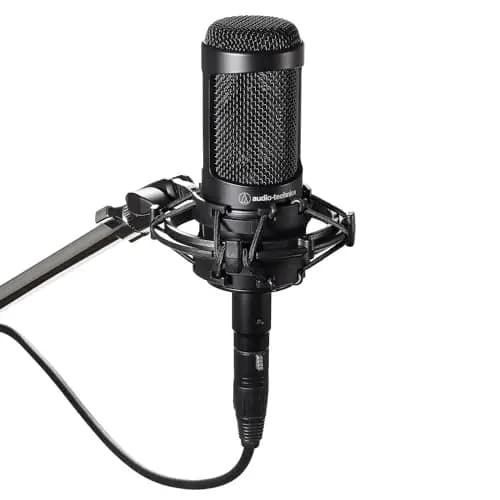 Audio-Technica 2035 Micrófono de Condensador Cardioide de Gran Diafragma Negro