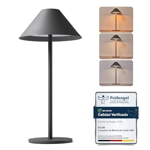 bojim lámpara mesa led recargable táctil