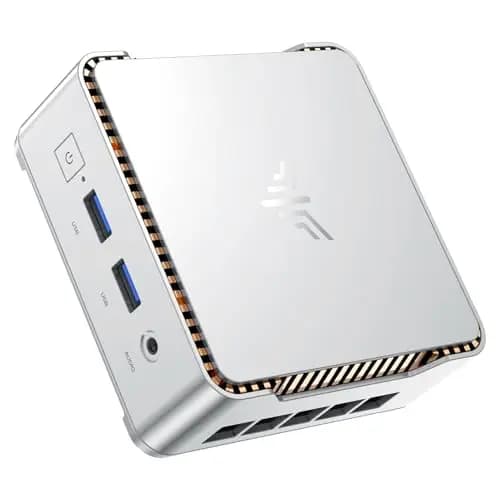 NiPoGi Pinova P2 Mini PC AMD Ryzen 3300U W-11 Pro(Defeat N97/N150,hasta 3,5GHz),16GB DDR4 512GB SSD Mini Ordenadores,4K@60Hz Triple Display HDMI+Type-C+DP,WiFi 5/BT 4.2,Micro PC para Escuela/Negocios