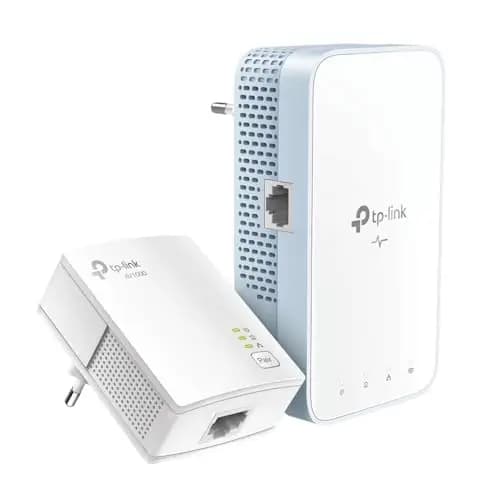 Nuevo TP-Link TL-WPA1000 Kit Powerline WiFi, PLC, AV1000 Mbps, 1200 Mbps en WiFi,Doble Banda, 1 Puerto Gigabit, Plug and Play, HomePlug AV2, Blanco