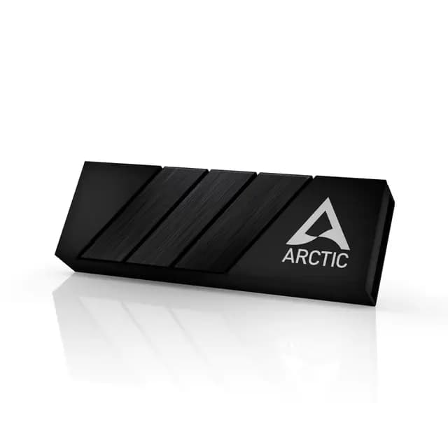 ARCTIC M2 Pro - Disipador térmico para SSD M.2 2280, con almohadillas térmicas ARCTIC TP-3, compatible con PC y PS5, para SSD de una y dos caras - Negro