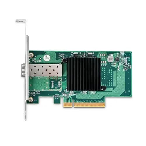 Tarjeta de Red 10GbE PCIE Nic para Intel X520-DA1-82599EN Chip, Single SFP+ Puerto, 10Gbit PCI Express x8 LAN Adapter, 10Gb Nic para Windows Server, Win8, 10, Linux