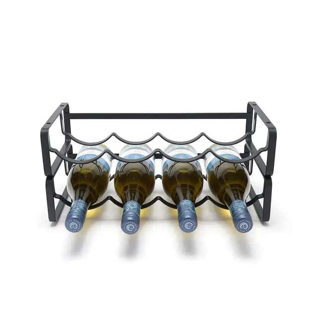 simplywire – Botellero Modular – Botellero apilable – Negro