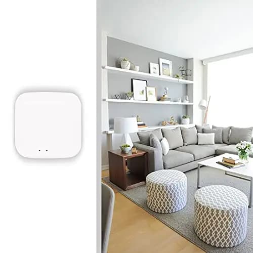 BSEED Zigbee Gateway Hub Inteligente Tuya ZigBee 3.0 Bluetooth Gateway Hub,compatible con todos los productos Inteligentes, funciona con Tuya y Smart Life APP