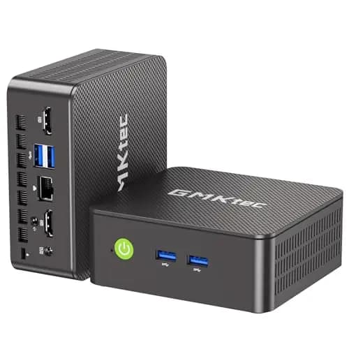 Mini PC GMKtec G3 PRO con Intel Core i3-10110U (supera a 4300U/N150), 16 GB de RAM DDR4 (doble canal), SSD PCIe M.2 de 512 GB, ordenador de escritorio con doble HDMI 4K/USB 3.2/WiFi 6/BT5.2/2.5GbE Lan