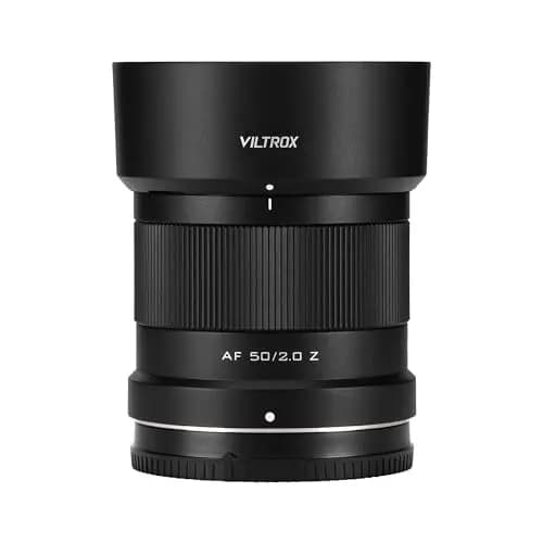 VILTROX 50mm F2 Objetivo Full Frame para Nikon Z, Objetivo Prime AF 50mm f2.0 Montura Z con Apertura Luminosa, Ultracompacto para Montura Z, Compatible con Z8 Z9 Z6 Z7 Z6 II Z7 II Z5 Z50 ZF Z30