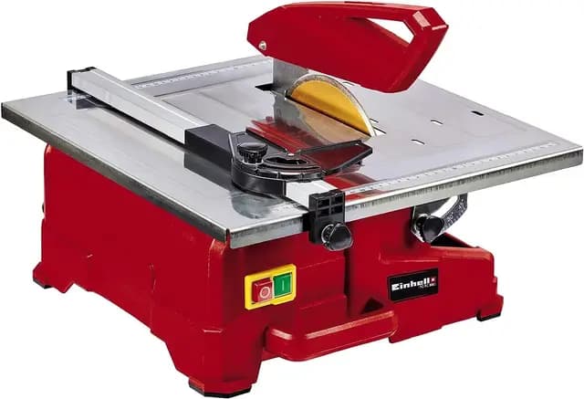Einhell Cortadora de Azulejos TC-TC 800 (800 W, tope de ángulo ajustable, depósito de agua, guía de corte con escala, empuñadura de transporte, incl. disco de corte de diamante de 180 mm de diámetro)
