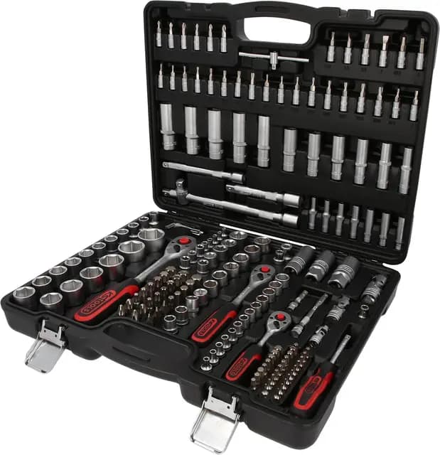 KS Tools 917.0779 1/4"+3/8"+1/2" Juego de llaves de vaso, 179 pzs