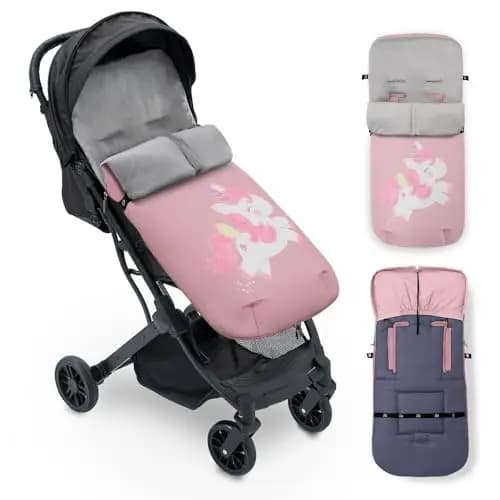 Saco Silla Paseo Universal Interbaby | Saco Bebe Invierno Suave, Cálido, Afelpado | Saco Carro Bebe Invierno Desmontable, Doble Apertura, Lavado Fácil, Materiales Antialérgicos