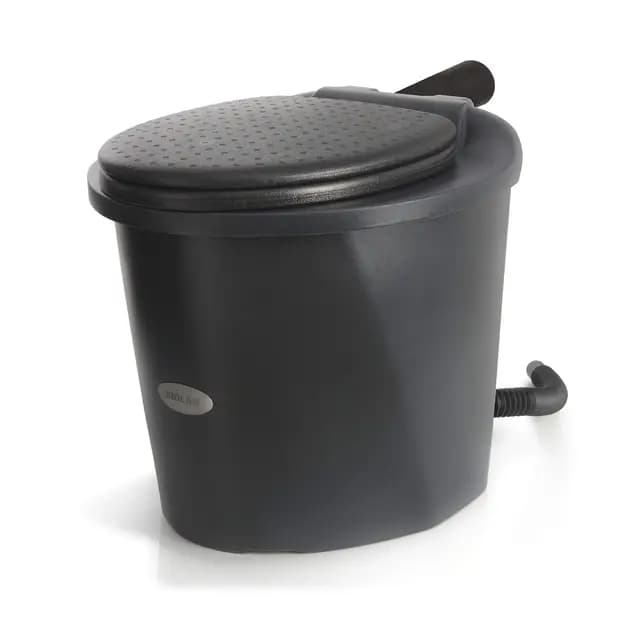 Retrete seco Biolan Simplett: inodoro de Plástico, higiénico, sin necesidad de agua o electricidad