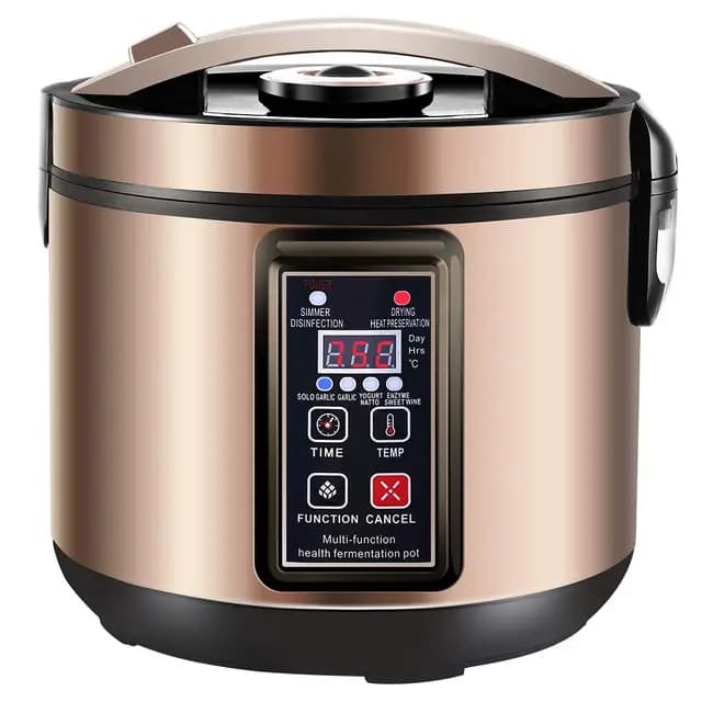 6L Yogurtera, Fermentador de Ajo Negro, máquina Kimchi, Creador Automático Completo de Vino de Arroz Dulce, Elaborador Natto