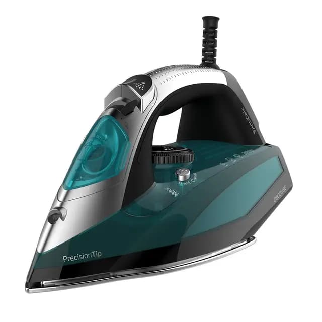 Cecotec Plancha Ropa Vapor Fast-Furious 5010 Vital, Suela de Aluminio Turbo Slide, Vapor continuo de 55 g/min, Golpe de vapor de 200 g/min, Regulador de temperatura, Antical, Antigoteo, 2600 W