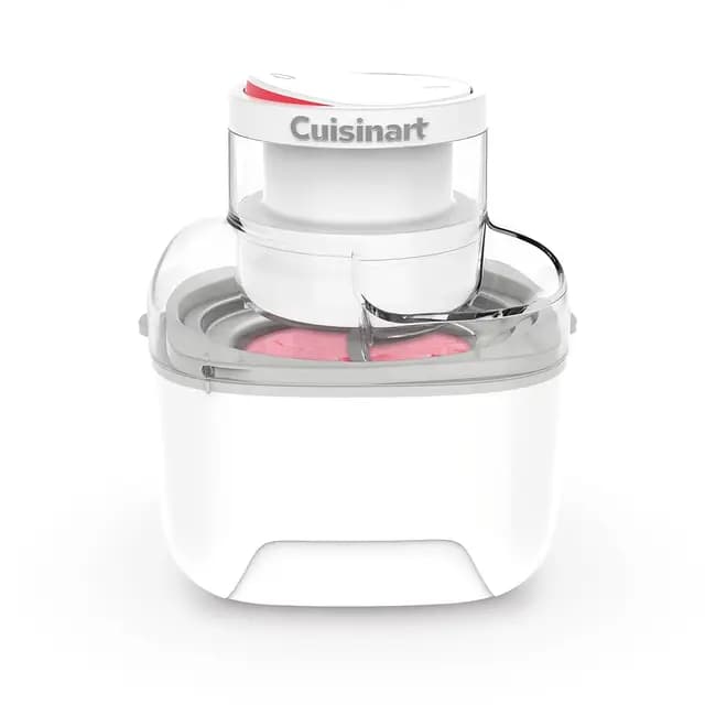 Cuisinart Heladera Solo Scoops, Máquina para hacer helado gelato sorbetes y yogur helado, casero en 25min, sorbetes, Compacta, ocupa poco espacio, Tazón para bat, Bol de congelación instantánea 475ml