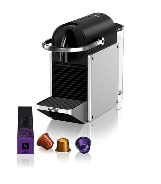 Nespresso De'Longhi Pixie EN127.S Cafetera de Cápsulas Silver
