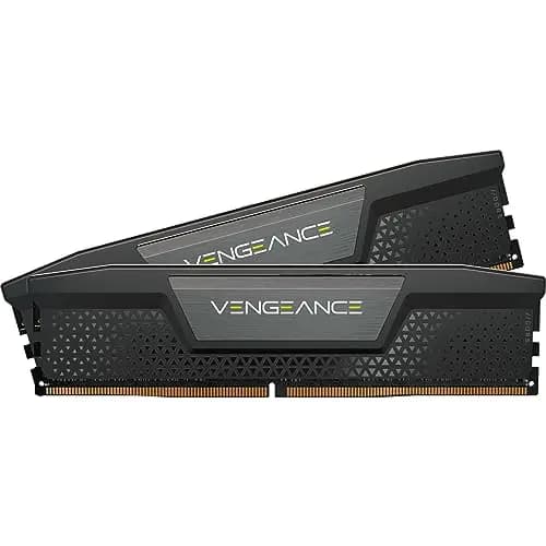 CORSAIR Vengeance DDR5 RAM 48GB (2x24GB) hasta 6400MHz CL36 Intel XMP 3.0 Memoria de Ordenador de Sobremesa – Negro (CMK48GX5M2B6400C36)