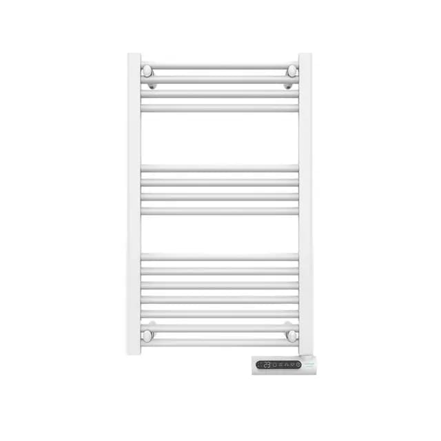 Cecotec Radiador Toallero Eléctrico Bajo Consumo Ready Warm 9100 Smart Towel White 500 W, Pantalla LED, Control táctil, Temporizador, 3 Modos de Funcionamiento, 2 Sistemas de Seguridad