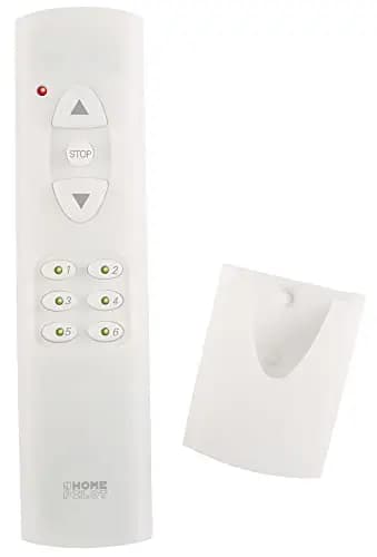 HOMEPILOT - Control remoto Smart 6 grupos | Controla hasta 48 dispositivos Smart Home en 6 grupos. Versátil para luces, calefacción y persianas.