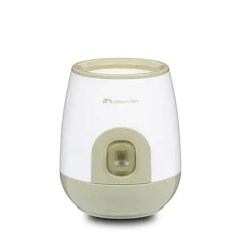 Bebeconfort Calientabiberones Eléctrico Express, Calientabiberones para Bebés, Calentamiento Rápido, Fácil de Usar, Blanco & Verde