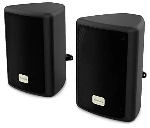 Audibax PR-41 Altavoces Estantería HiFi y Sonorización 75 W con Soporte de Pared Incluido. Pareja