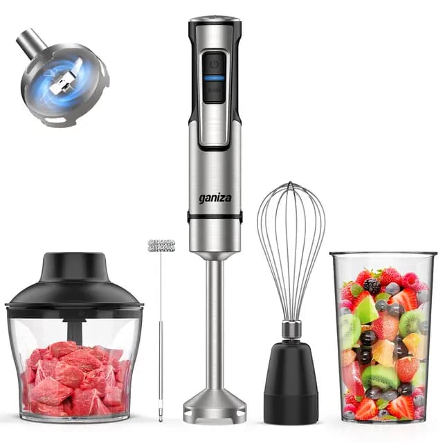 Ganiza GH1S Batidora de Mano 5 en 1 1200 W