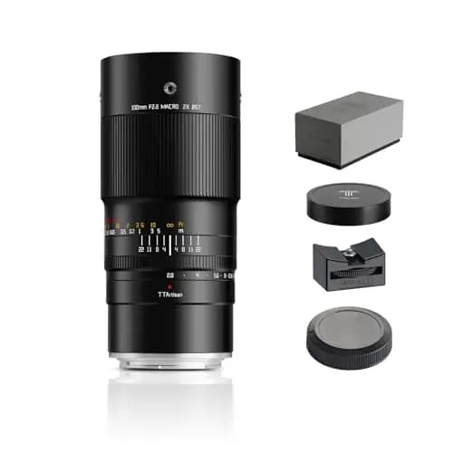 TTARTISAN Objetivo macro de 100 mm f/2.8 para Canon RF Mount 2X Ampliación Full Format Enfoque Manual, lentes de cámara sin espejo (RF)