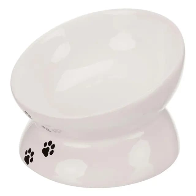 Trixie Comedero de Cerámica para Gatos Blanco 0,25 L