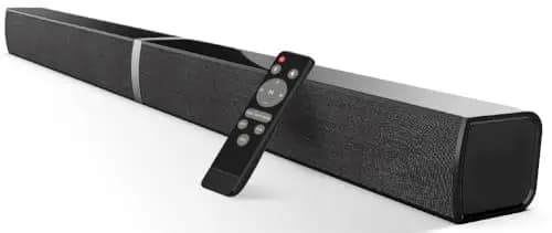 HoYLluDLL Barra de Sonido 2 en 1 32 Pulgadas 2.0 ARC/Óptico/AUX