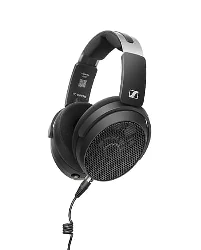 Sennheiser HD 490 Pro Auriculares de Estudio dinámicos Abiertos | Cable 1,8m, Almohadillas Intercambiables para Mezclar y producir (700286)