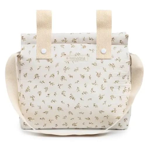MIMUSELINA Bolso Carro Bebe | Pañalera Bebe organizador para silla paseo con gran capacidad | Bolso Maternidad Elegante y Práctico | Hecho en España