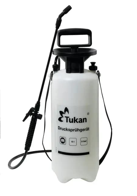 Tukan Pulverizador a presión 5 litros | Pulverizador de jardín para protección de Plantas | Capacidad de 5 L | Botella de Spray para Plantas | Pulverización eficiente para hogar y jardín