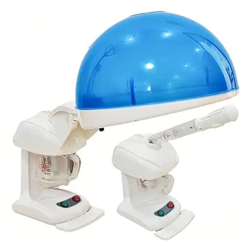 Vaporizador Capilar y Facial 2 en 1, Vapor Nano Iónico, Cuidado Profundo para Cabello y Piel, Uso Doméstico y Salón